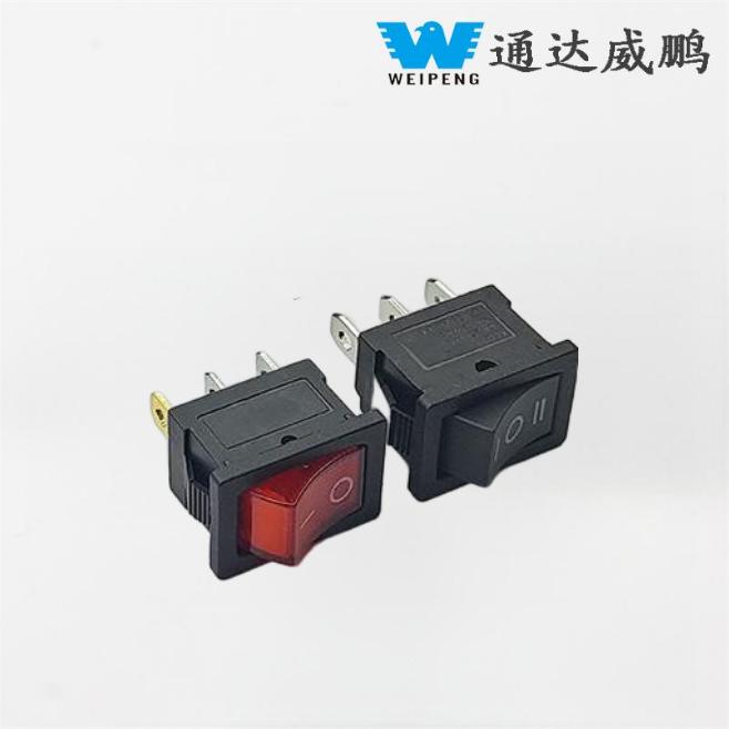 15*21mm 3-Pin 3-Mövqe Kcd1 Rokker Qayıq Formalı Elektrik Açarı