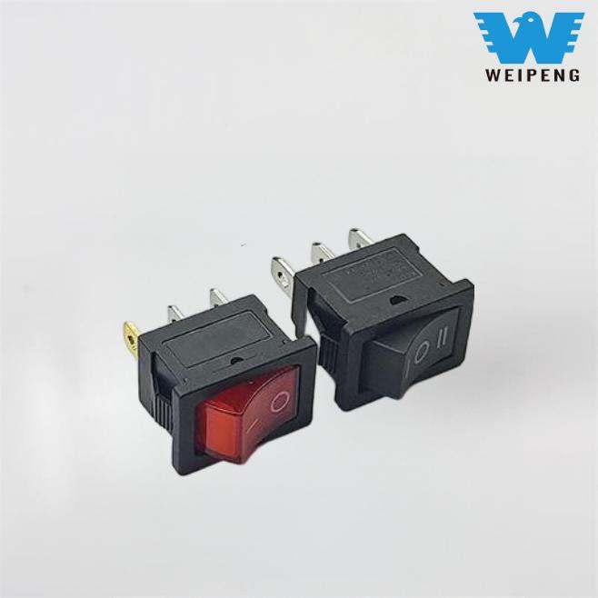 15*21mm 3-Pin 3-Mövqe Rocker Boat Power Switch