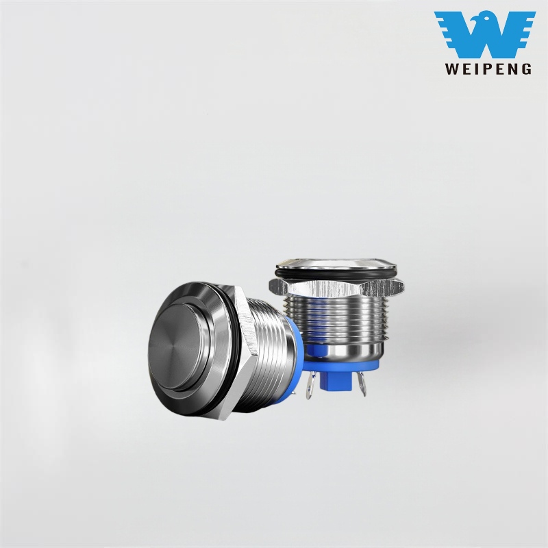 16/9mm Machine Metal Push Düymə açarına başlayın