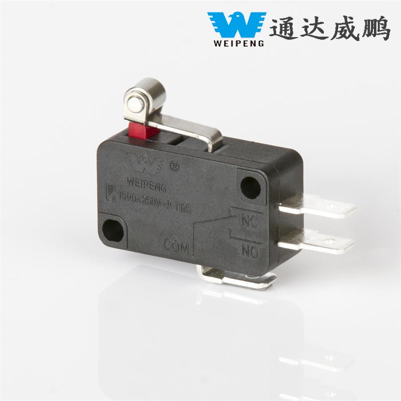 16A 3-Pin Self-Reset Roller Mikrodalğalı Mikro Açar