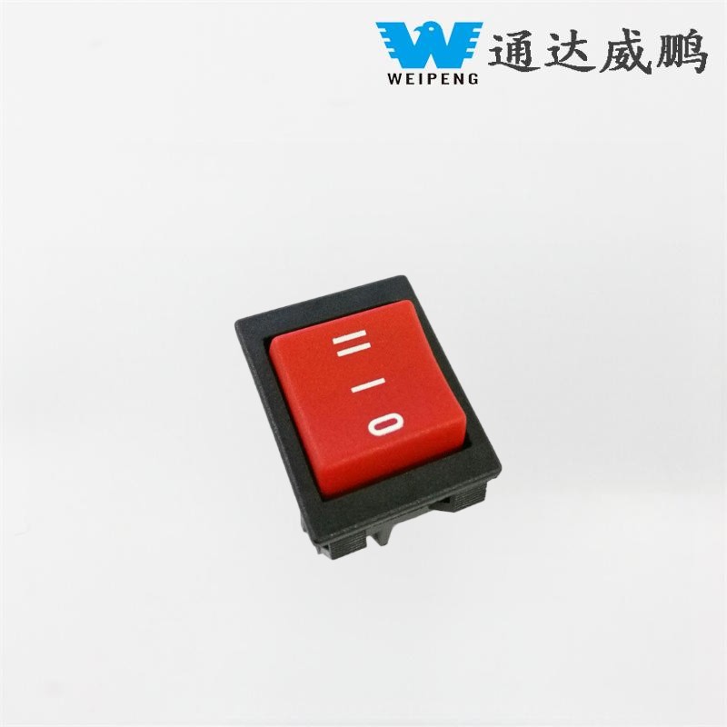 6-pin 3 mövqeyi ikiqat sıfırlama 16A yüksək cərəyan açarı