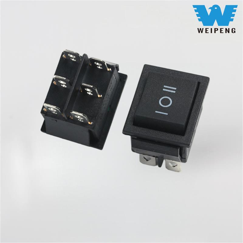 KCD4 Qara Rokçu Açar 31*25mm 16A 250V