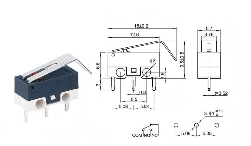 Gümüş nöqtə əyri qolu siçan açarı
