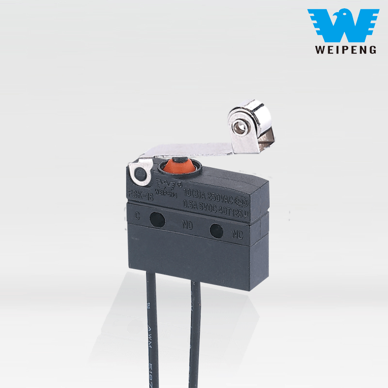 Naqillər və qolları olan suya davamlı mikro açar