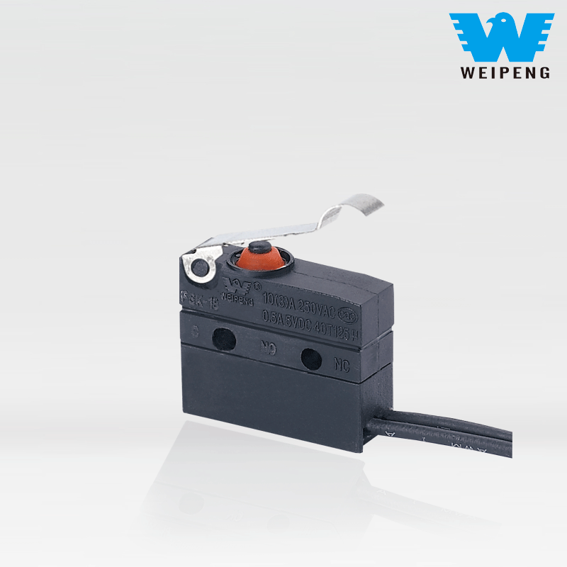 Weipeng 10A Bucaqlı Lever Yandan Çıxış IP67 Suya davamlı Mikro açar